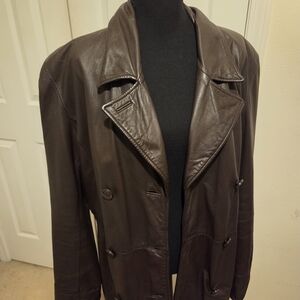 Spiegel Women's Dark Brown Leather Jacket
